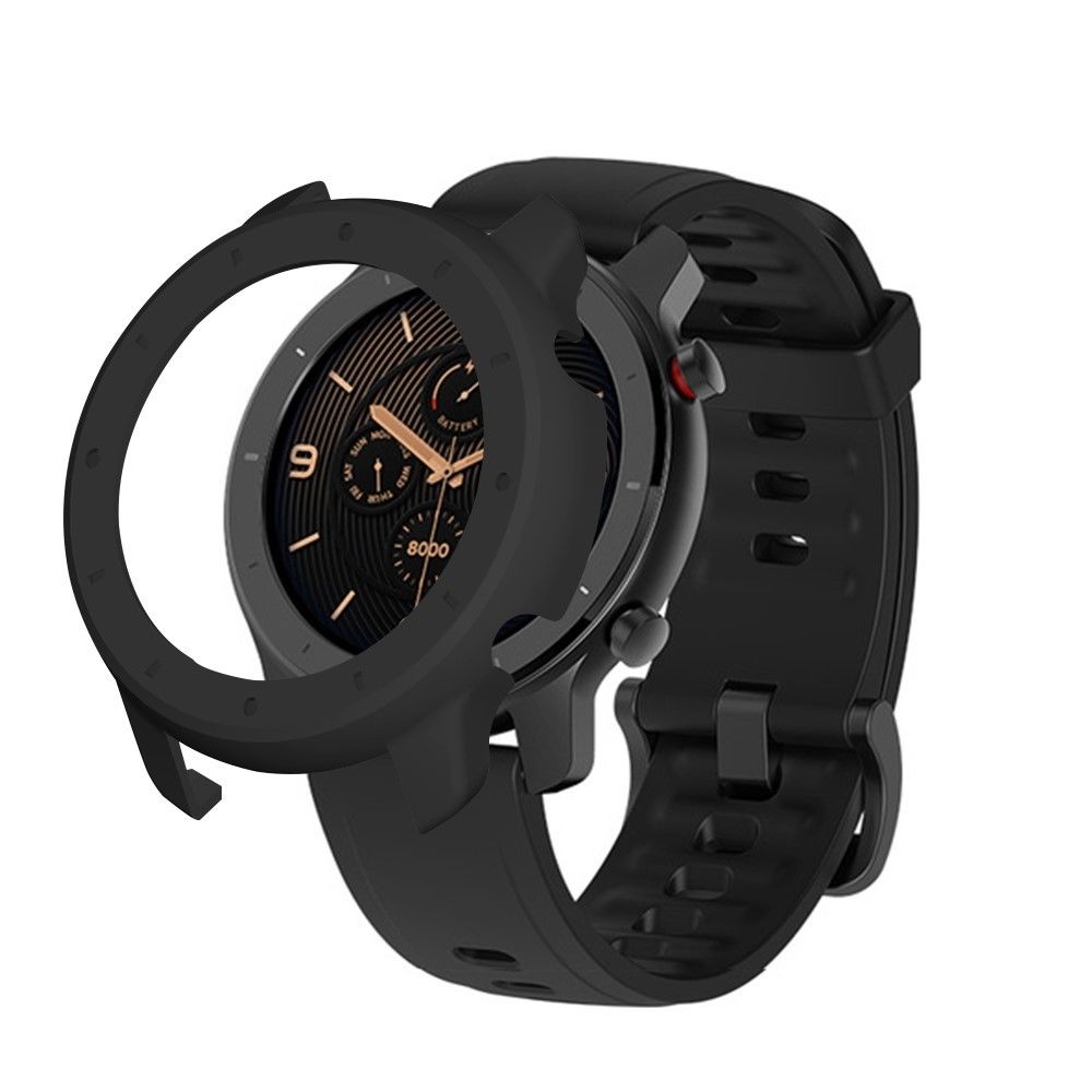 marque generique - Bumper en TPU Cadre noir pour votre Huami Amazfit GTR 42mm - Accessoires bracelet connecté