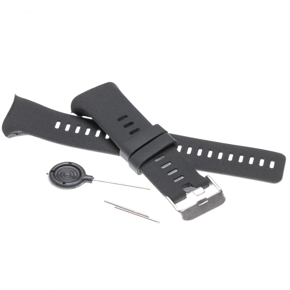 Vhbw - vhbw bracelet compatible avec Polar Vantage V montre connectée - 12,6 + 8,7cm noir - Accessoires montres connectées