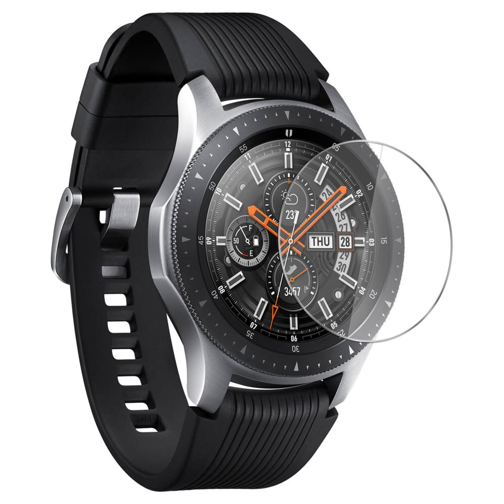 Avizar - Film Galaxy Watch 46mm Protection Ecran Verre Trempé Biseautés - Transparent - Accessoires montres connectées