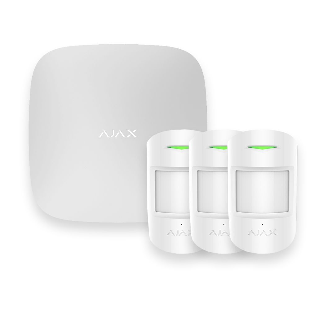 Ajax Systems - AJAX-HUBKIT-PRO-W - Alarme connectée