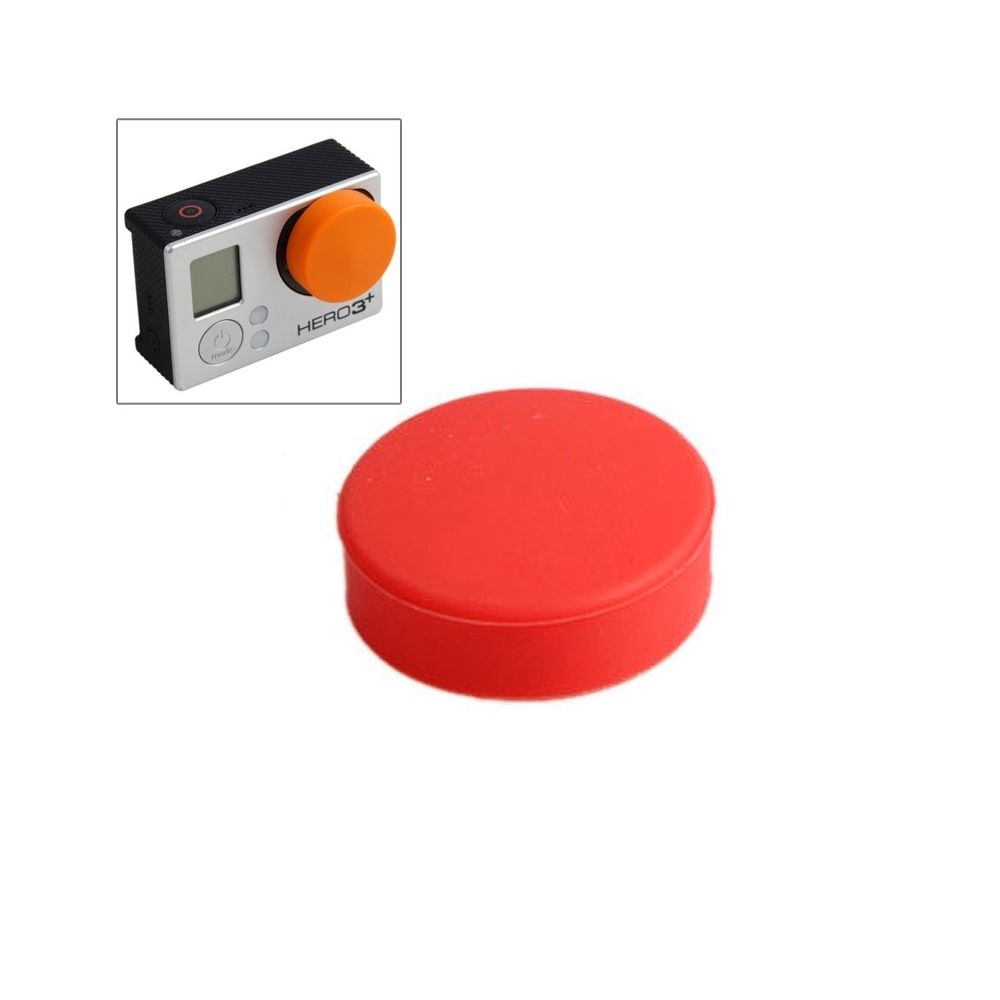 Wewoo - Pour GoPro Hero 4 / rouge 3+ Casquette en silicone de forme ronde - Caméras Sportives
