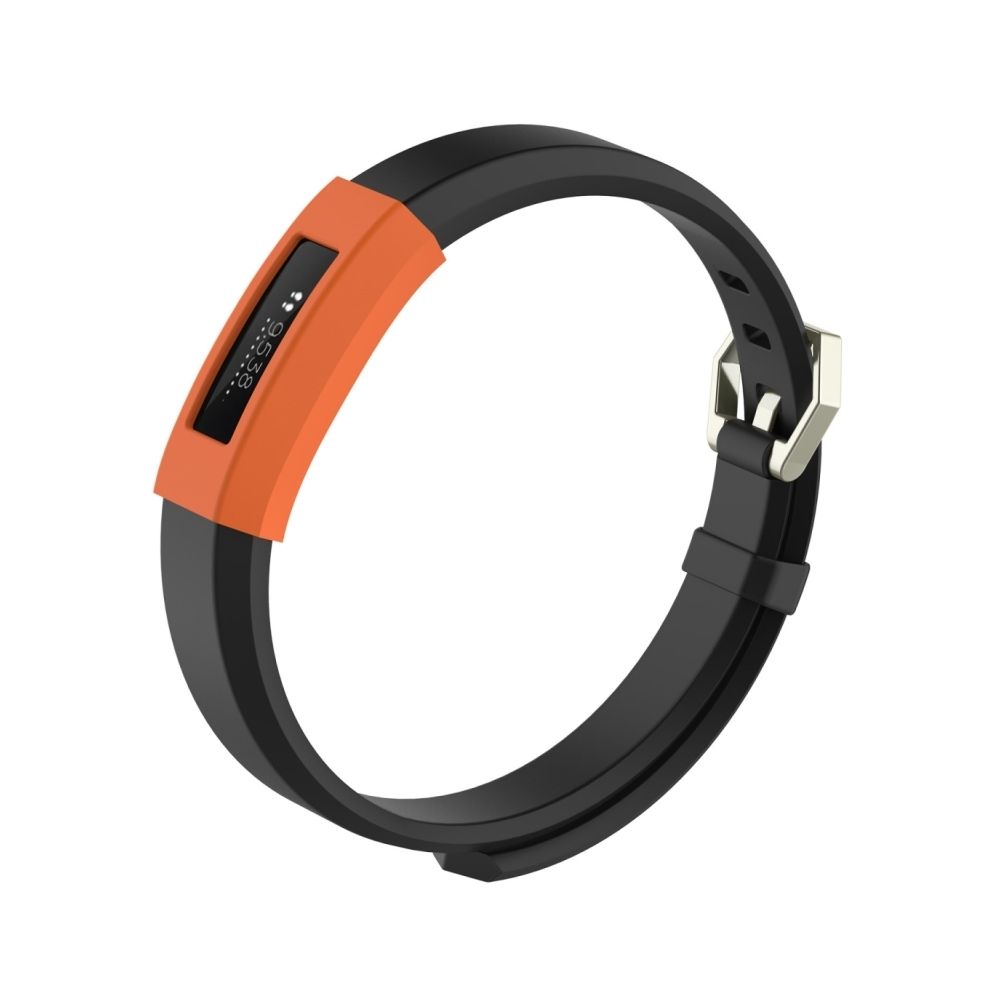 Wewoo - Protection écran Dispositif portable intelligentétui de en silicone de couleur unie pour FITBIT Alta / HR Orange - Accessoires montres connectées