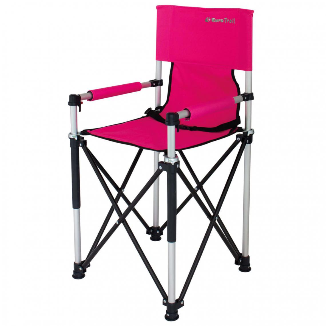 Eurotrail - Eurotrail Chaise de camping Petit Jr. Rose - Accessoires Mobilité électrique