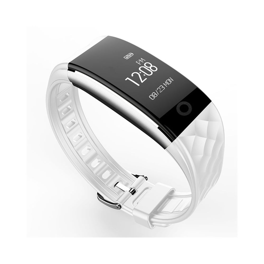 Ilepo - Montre Bracelet Intelligente Etanche pour Sports et Loisirs GX-BW201 (Blanc) - Montre connectée