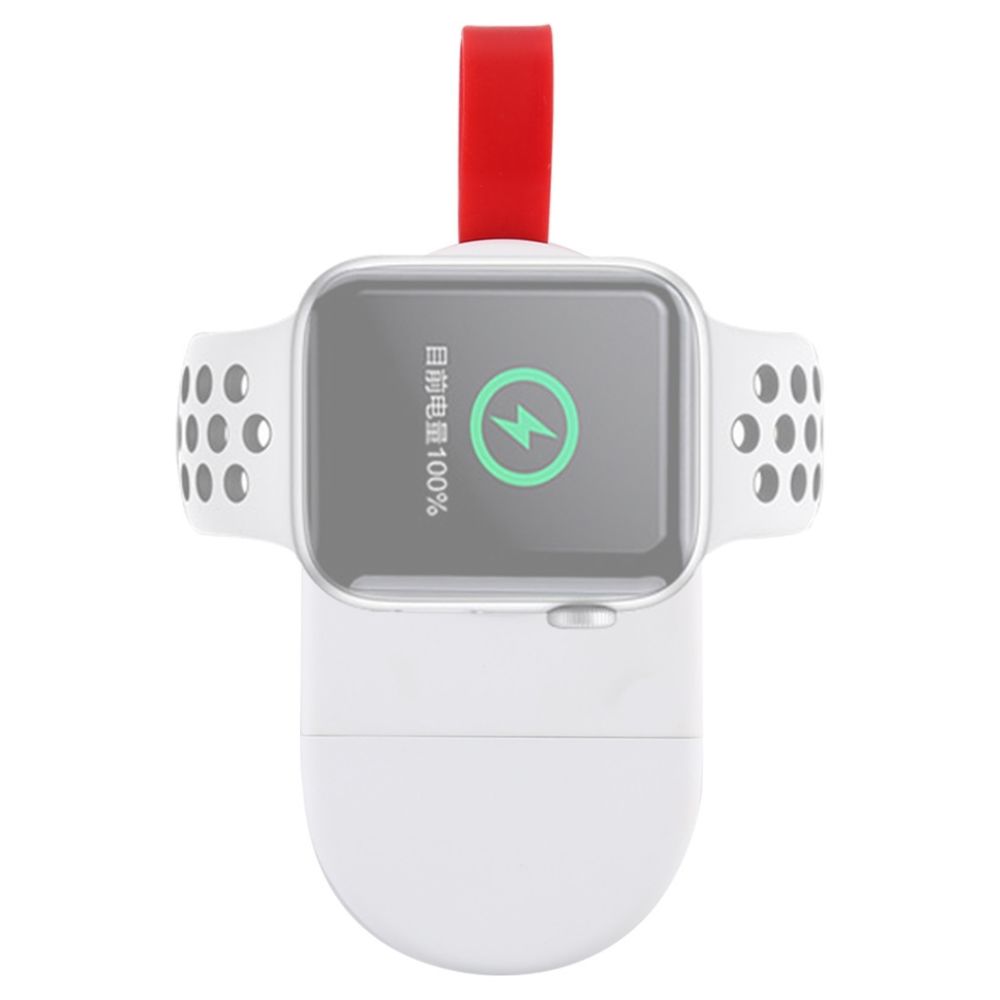 Wewoo - Chargeur magnétique portable universel sans fil pour Apple Watch séries 5 & 4 & 3 & 2 & 1 blanc - Accessoires Apple Watch
