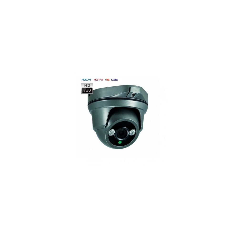 Dahua - Caméra dôme HDCVI 720P avec objectif 3.6mm vision nuit 30 mètres - Caméra de surveillance connectée