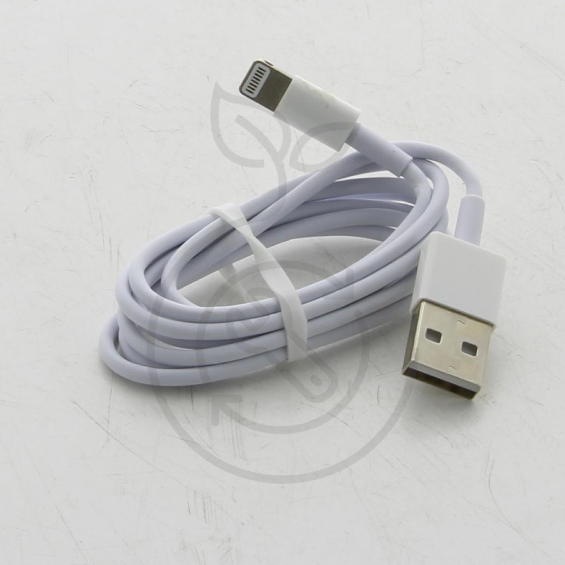 Dlh - Cable USB vers APPLE Lightning , blanc, longueur 1M DY-TU1704W pour Smartphone APPLE - Accessoire lavage, séchage