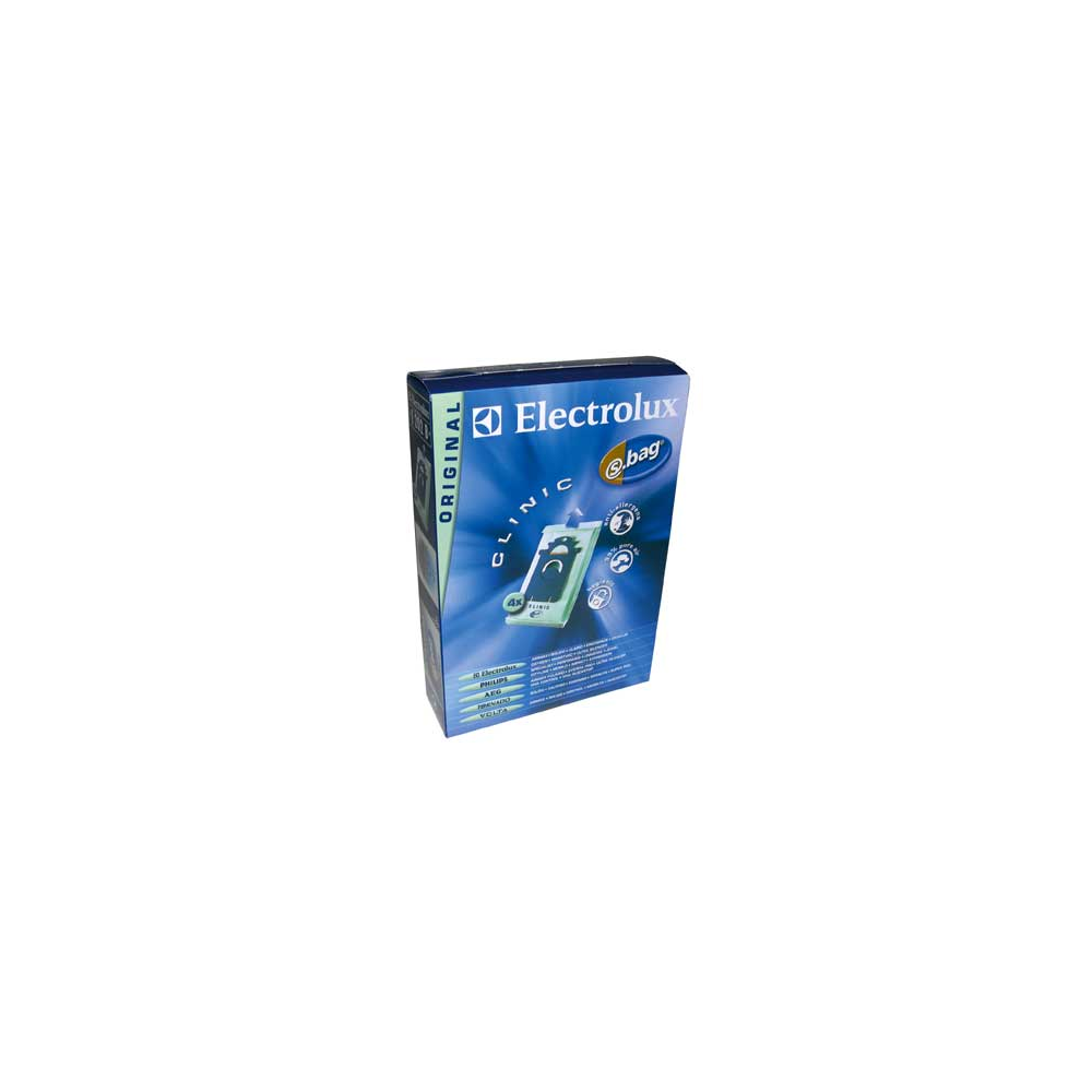 Electrolux - SACHET DE SACS ELECTROLUX CLINIC POUR PETIT ELECTROMENAGER - E202 - Accessoire entretien des sols