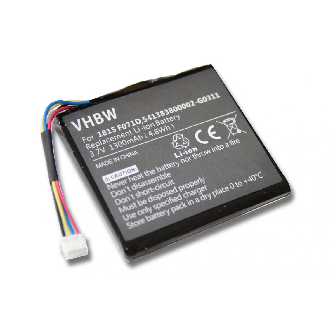 Vhbw - vhbw Batterie remplacement pour Texas Instruments 1815 F071D, 1ICP5/43/50, 3.7L1060SP, 3.7L1200SP pour calculatrice de poche (1300mAh, 3,7V, Li-ion) - Autre appareil de mesure