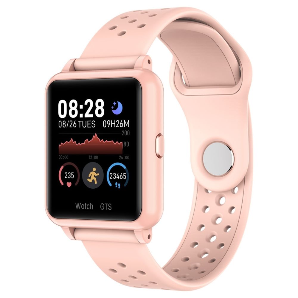 Wewoo - Montre connectée Smartwatch P8 de 1,3 pouces avec écran couleur IPSsurveillance de la fréquence cardiaque / pression artérielle / surveillance du sommeil / Oxymètre rose - Montre connectée
