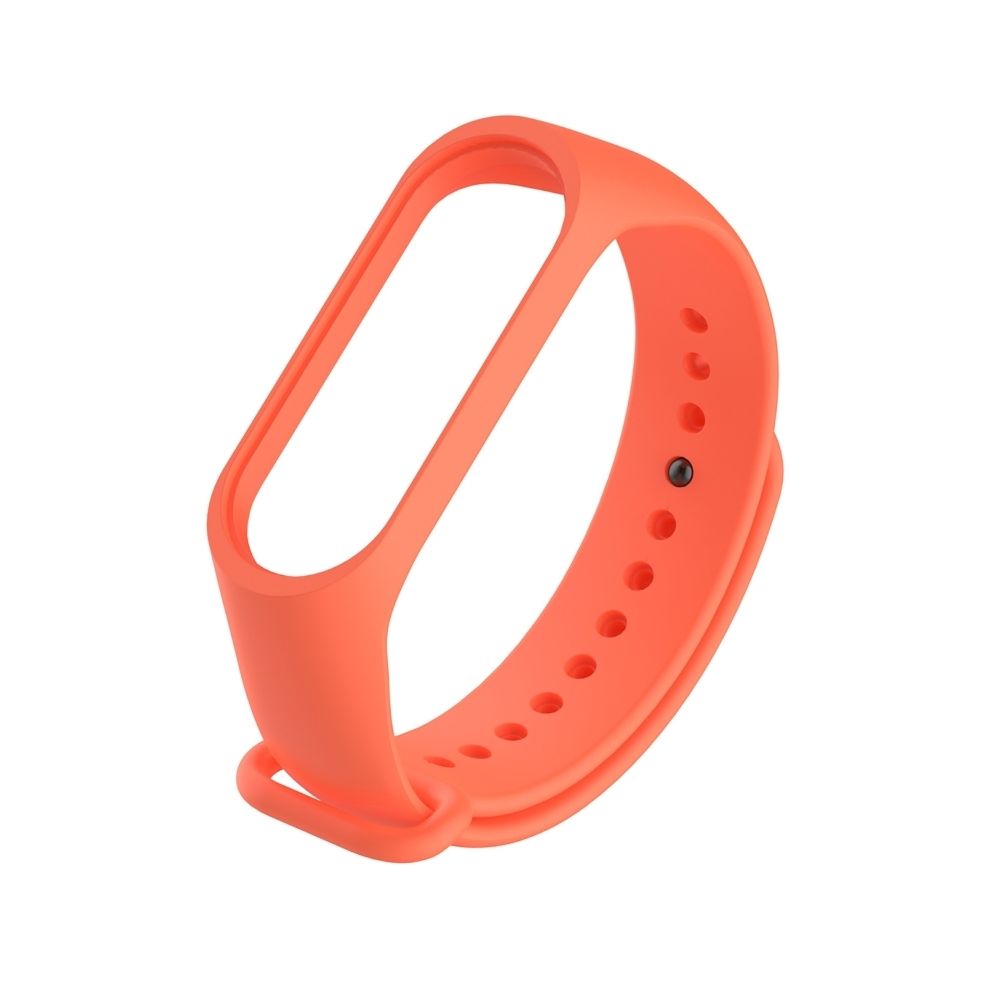 Wewoo - Bracelet montre bracelet en caoutchouc silicone bracelet de poignet remplacement de la bande pour Xiaomi mi bande 3 (orange) - Bracelet connecté
