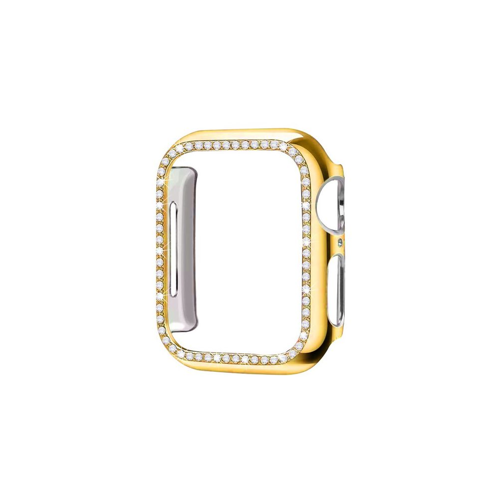 Izen - Coque De Protection Cristal Pour Apple Watch Modèle 42Mm Série 1 2 3_Or - Accessoires Apple Watch
