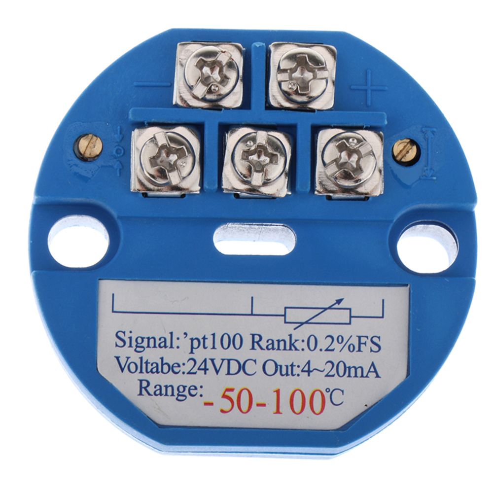 marque generique - Capteur de température module émetteur 24VDC 4-20MA PT100 SBW -50-100 degrés - Détecteur connecté