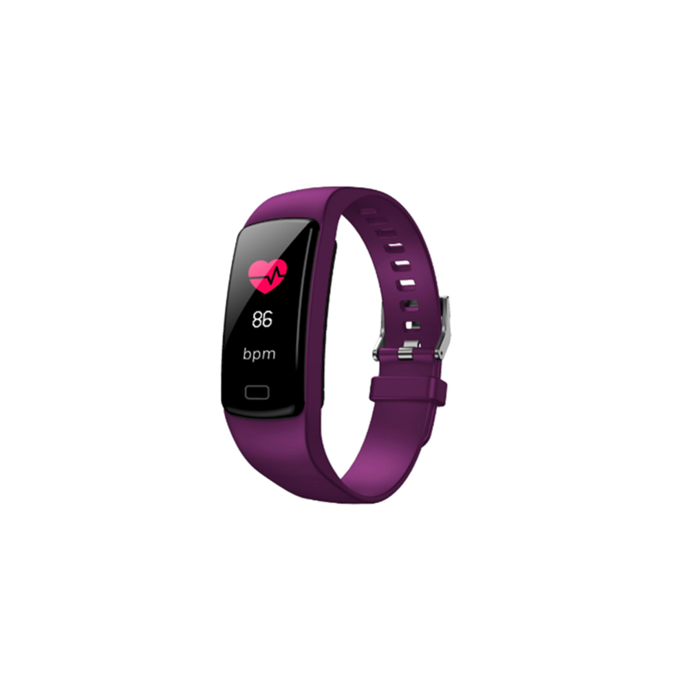 Generic - Bracelet intelligent Montre intelligente Sports Fitness Tracker de fréquence cardiaque d'activité Violet - Montre connectée
