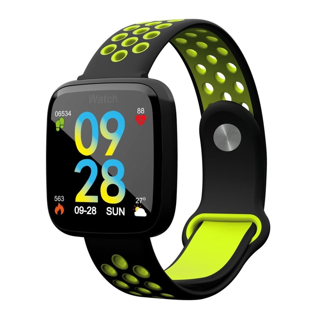 Wewoo - Bracelet connecté Smartwatch F15 de 1,3 pouces avec écran couleur TFT IPSrappel des appels de soutien / surveillance de la fréquence cardiaque / de la pression artérielle / du sommeil / Oxymètre vert - Bracelet connecté