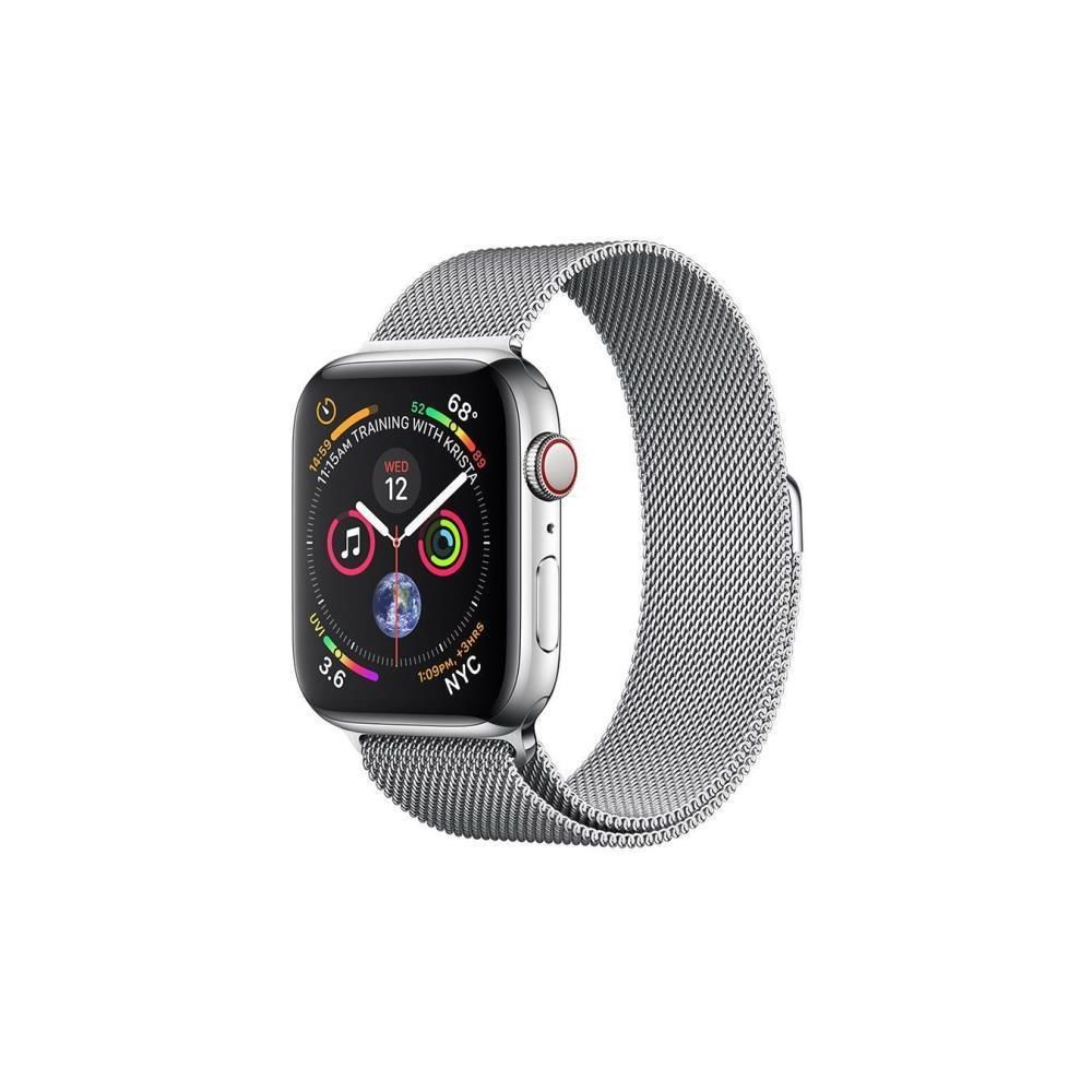 Apple - Aws 4 Cell 44 Steel/milanese - Apple Watch