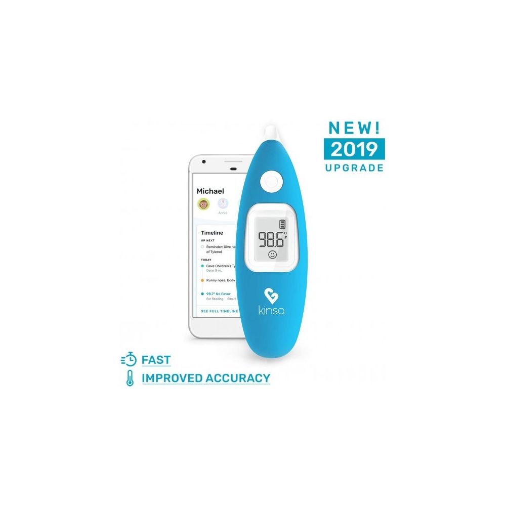 Kinsa - Kinsa Smart Thermometer, la température sur votre smartphone - Autre appareil de mesure