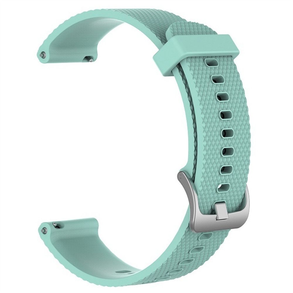 Wewoo - Bracelet pour montre connectée en silicone Smartwatch POLAR Vantage M 22mm Vert menthe - Bracelet connecté