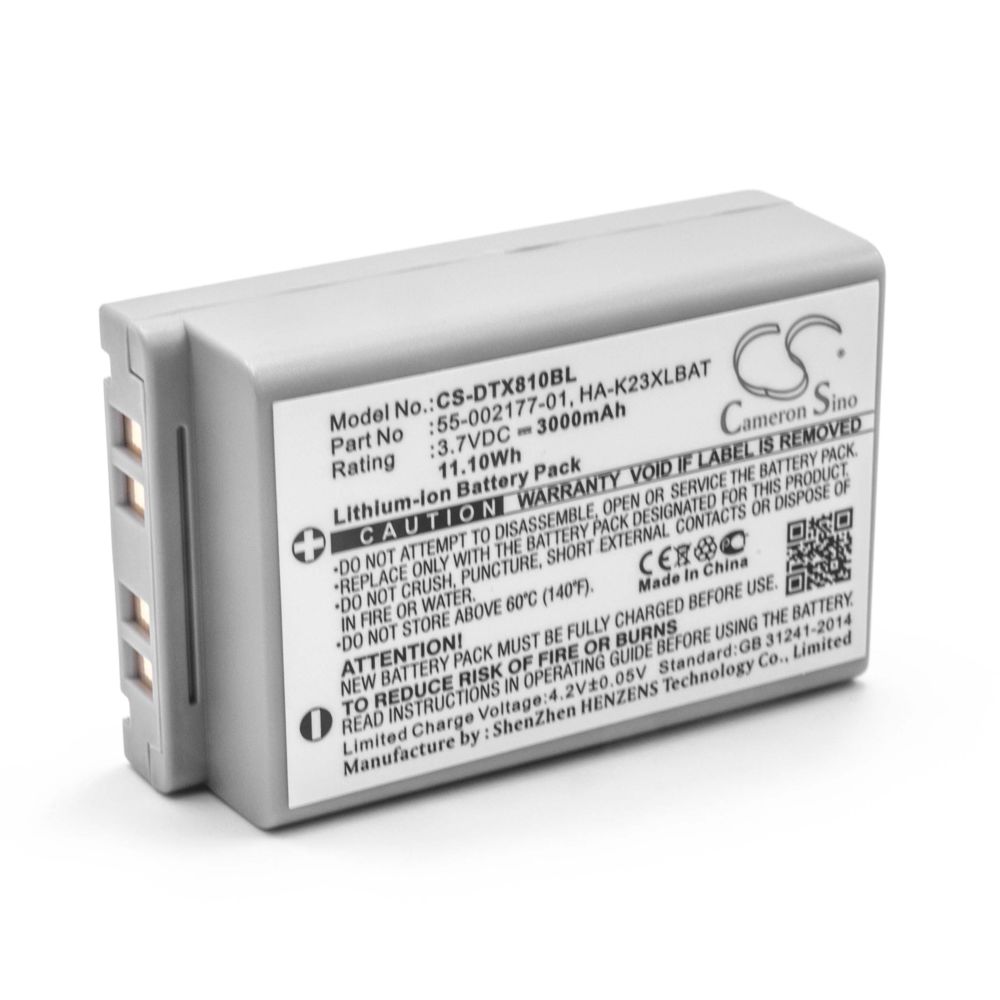 Vhbw - vhbw Li-Ion batterie 3000mAh (3.7V) pour scanner de code-barres POS Casio DT-X8-10E, DT-X8-10J, DT-X8-20C, DT-X8-20E, DT-X8-20J - Caméras Sportives