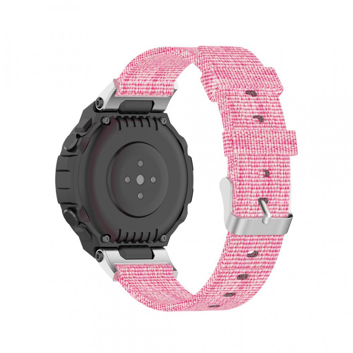 Other - Bracelet en nylon Sangle en tissu rose pour votre Huami Amazfit T-Rex Pro/T-Rex - Accessoires bracelet connecté
