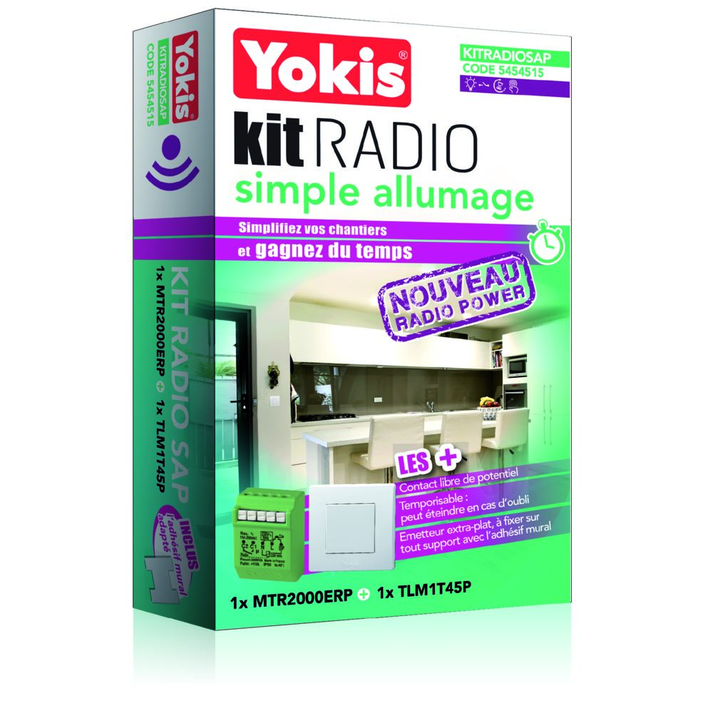 Yokis - kit radio simple allumage power - yokis kitradiosap - Accessoires de motorisation