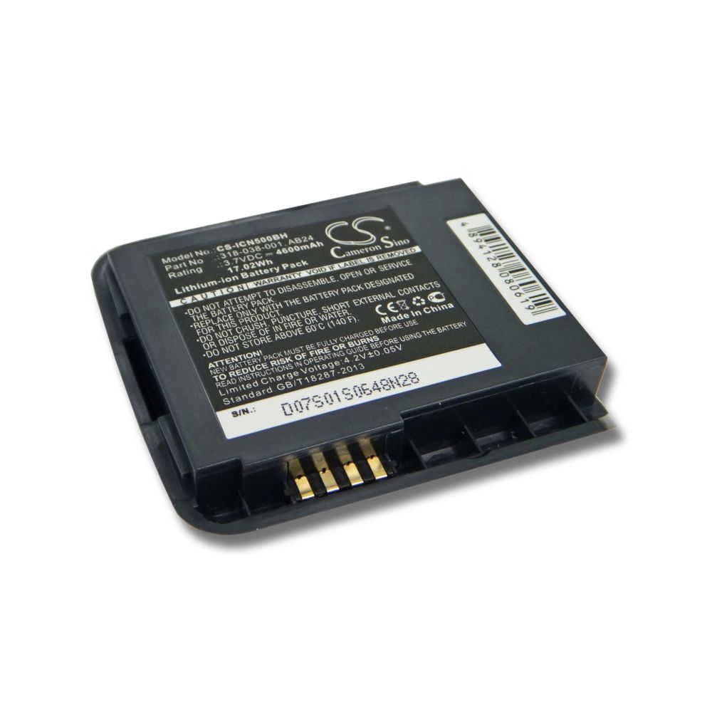 Vhbw - Batterie Li-Ion vhbw 4600mAh (3.7V) pour scanners portables, terminaux de saisie Intermec CN50. Remplace: AB24, 318-038-001. - Caméras Sportives