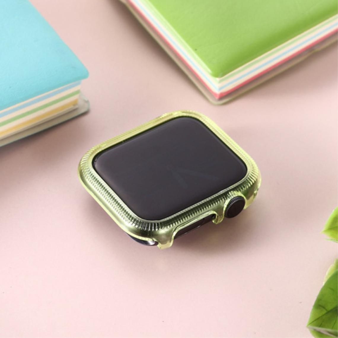Other - Coque en TPU cadre coloré vert pour votre Apple Watch Series 6/SE/5/4 40mm - Accessoires bracelet connecté