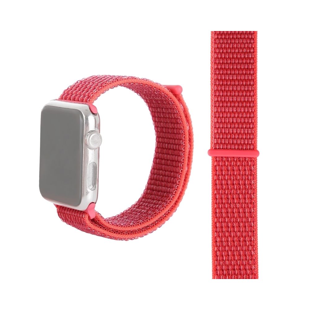 Wewoo - Pour Apple Watch séries 3 et 2 et 1 Bracelet de montre simple en nylon de 38 mm avec mode Magic Stick - Accessoires Apple Watch