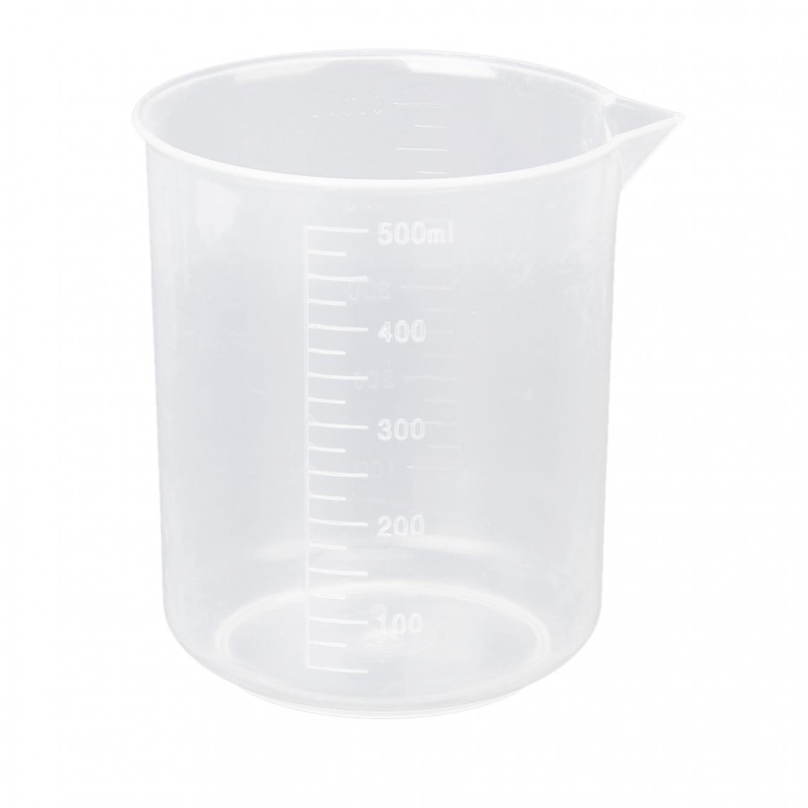 marque generique - 50ml-500ml clair gradué bécher tasse à mesurer cuisine laboratoire outil 500ml - Autre appareil de mesure
