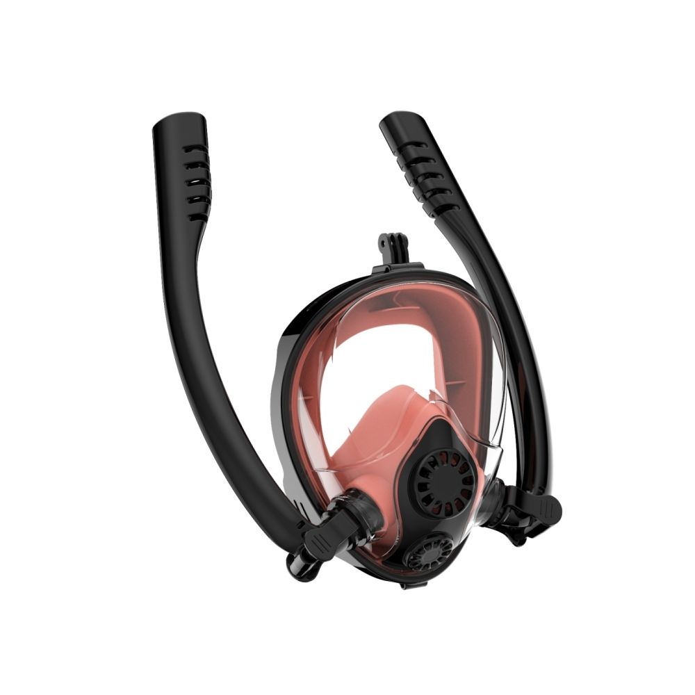 Wewoo - Lunettes de natation pour masque de plongée en silicone à sec équipement de complet GoPro HERO7 / 6/5/5 Session / 4/3 + / 3/2/1Taille S / M Corail rouge noir - Caméras Sportives