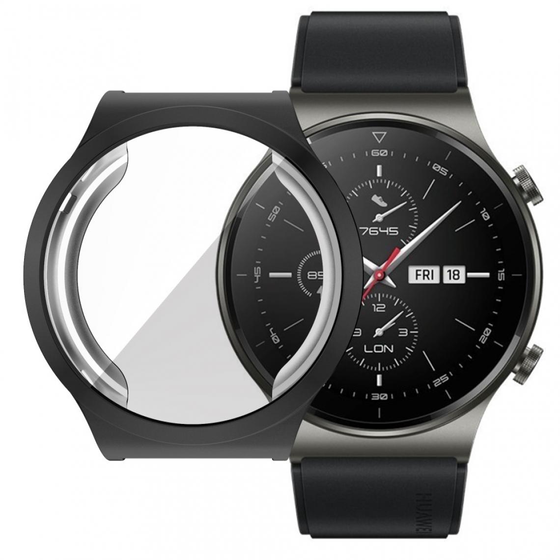 Other - Coque en TPU Couverture Galvanoplastie noir pour votre Huawei Watch GT 2 Pro - Accessoires bracelet connecté