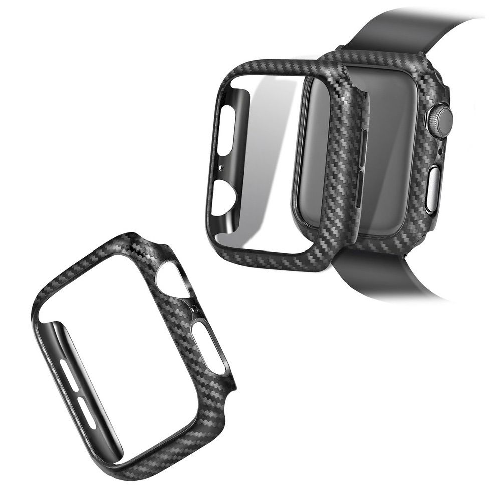 Generic - Coque Cadre De Protection En Carbone Pour Apple Watch 42Mm Series 1 2 3 - Accessoires Apple Watch