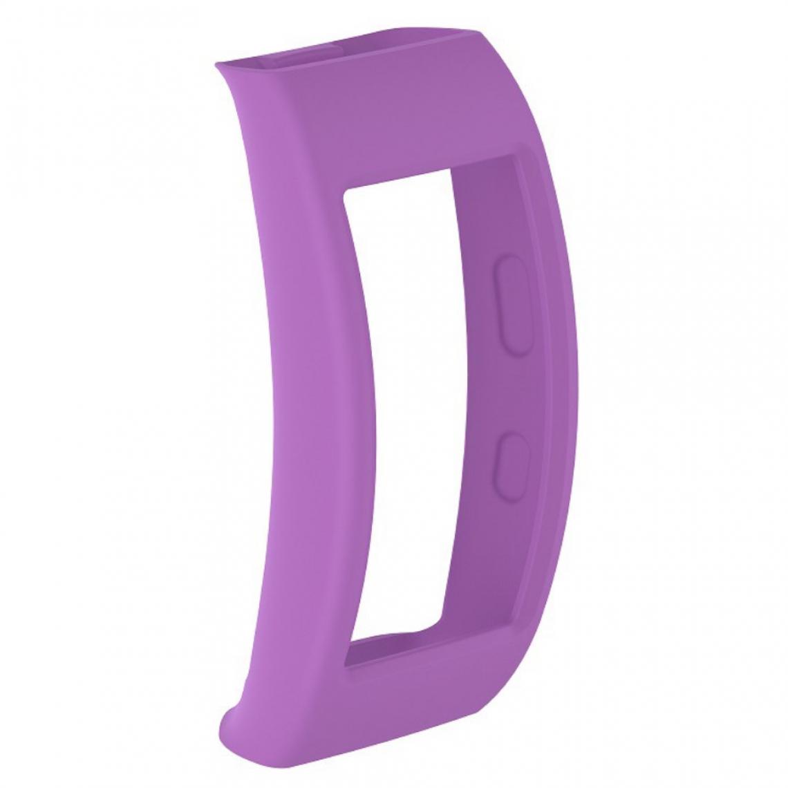 Other - Coque en silicone souple violet pour votre Samsung Gear Fit2 Pro - Accessoires bracelet connecté