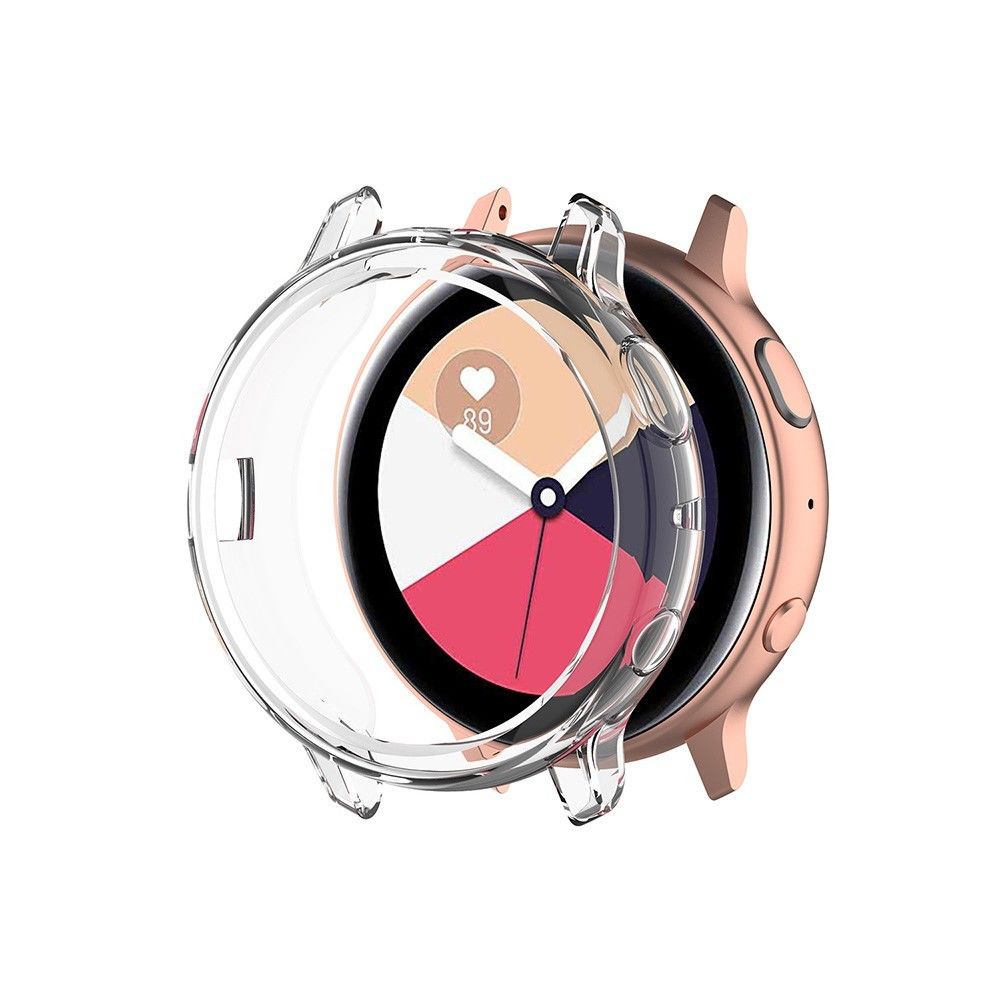 marque generique - Coque en TPU transparent pour votre Samsung Galaxy Watch Active2 40mm - Accessoires bracelet connecté