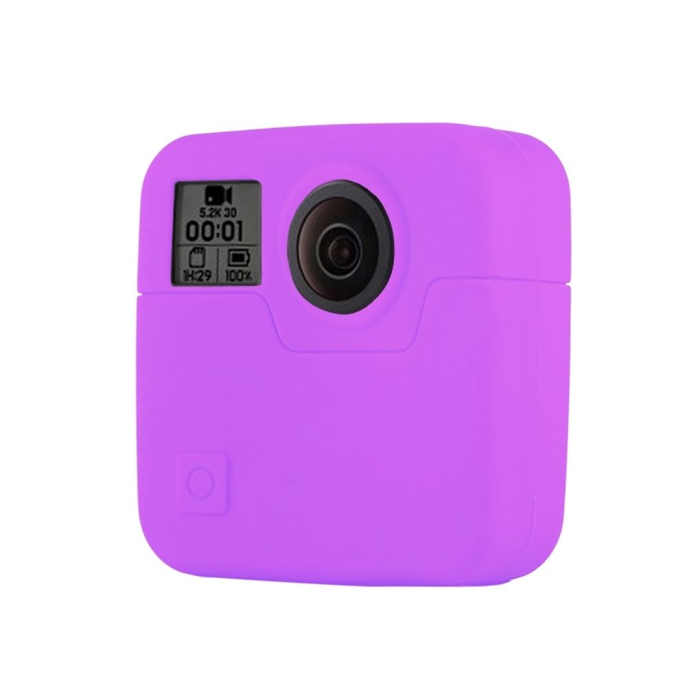 Wewoo - Coque Violet pour GoPro Fusion étui de protection en silicone - Caméras Sportives
