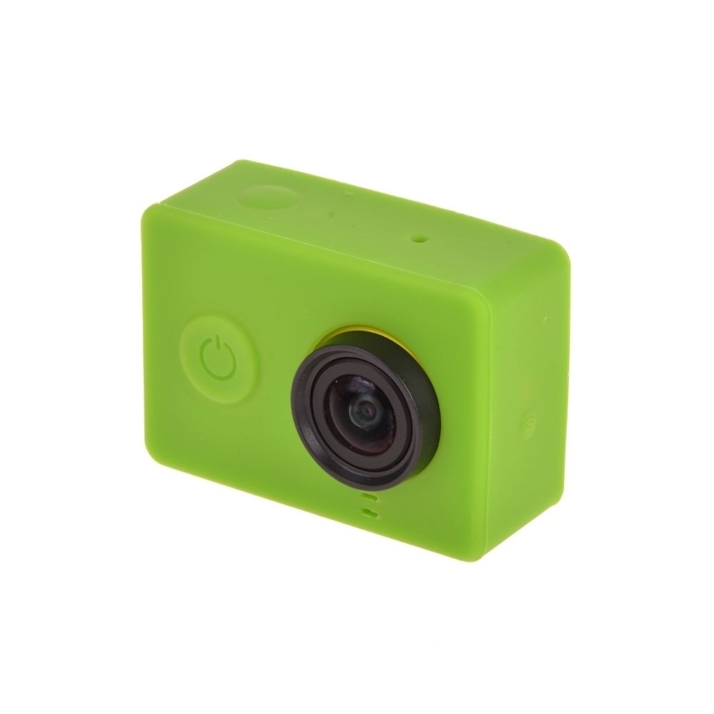 Wewoo - Coque vert pour Xiaomi Yi Sport caméra Silicone Gel étui de protection - Caméras Sportives