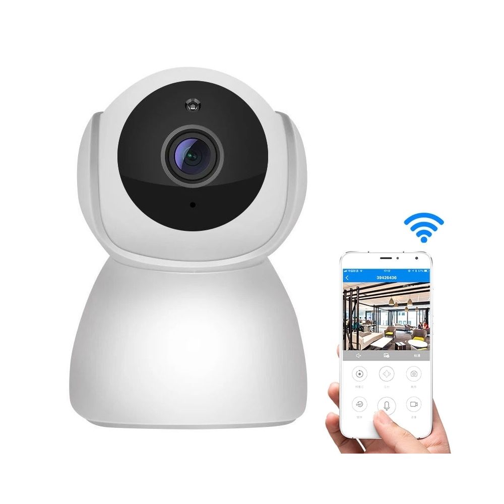 Wewoo - Caméra IP WiFi V380 720P sans fil HD Vision nocturne Smart Wifi Téléphone portable Télécommande Ménage Magasin Moniteur - Caméra de surveillance connectée