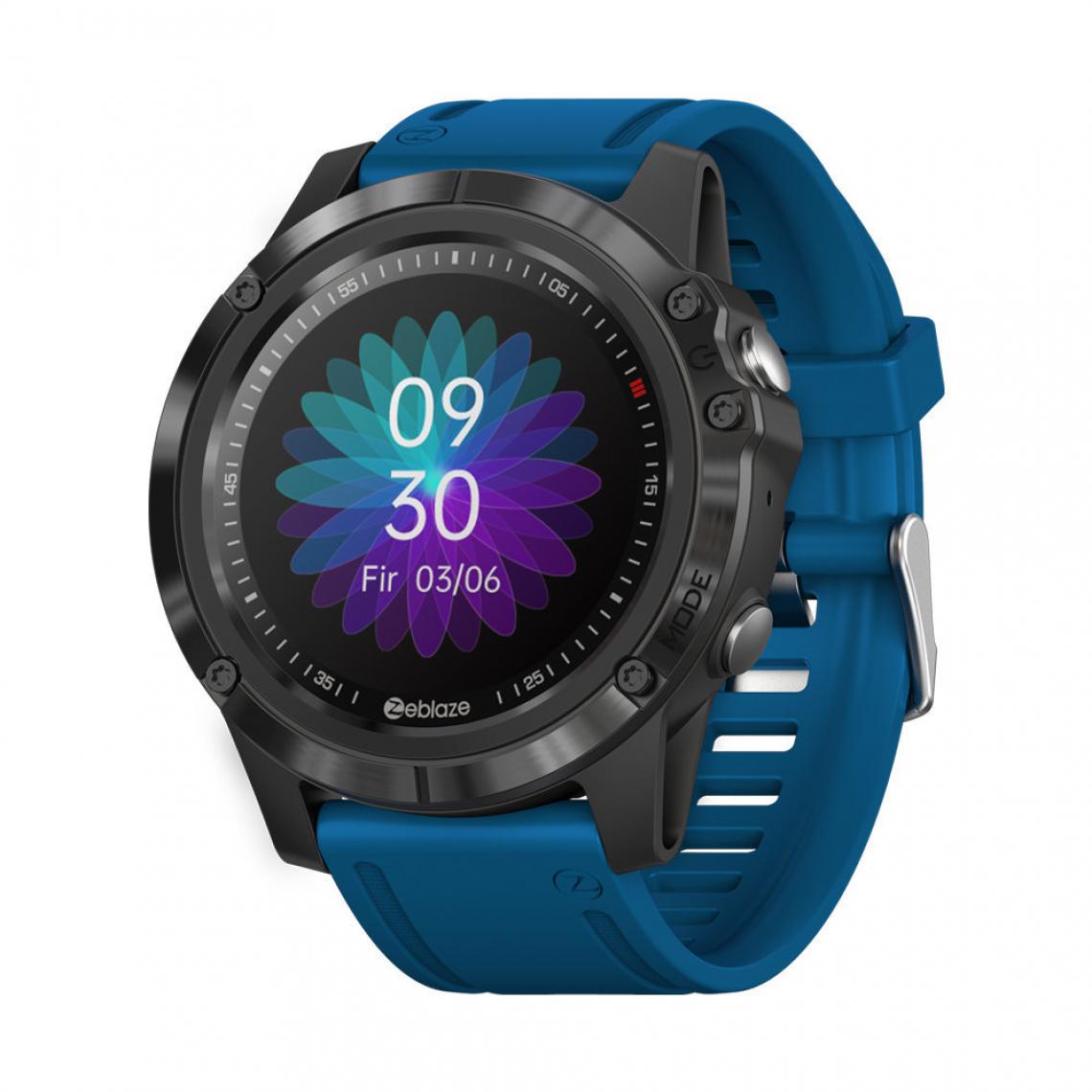 Chrono - montre connectée VIBE 3S HD, écran tactile couleur,1.3''x360, bracelet de santé et d'activité physique, autonomie de la batterie 25 jours,Noir - Montre connectée