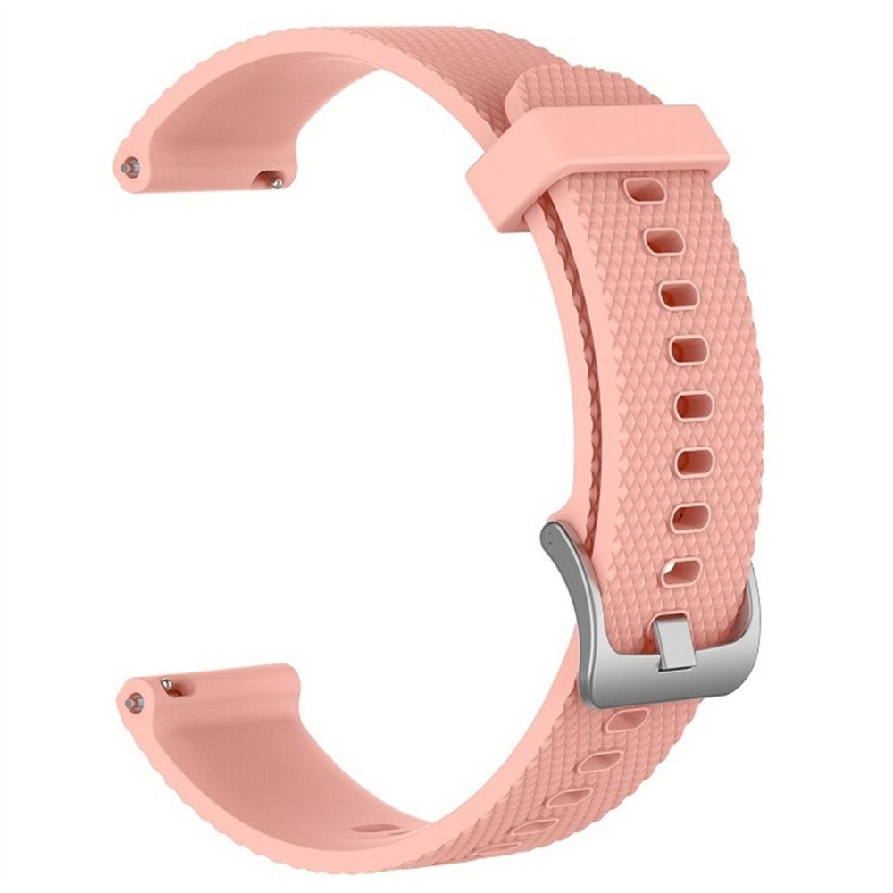 Wewoo - Bracelet pour montre connectée en silicone Smartwatch POLAR Vantage M 22cm rose - Bracelet connecté