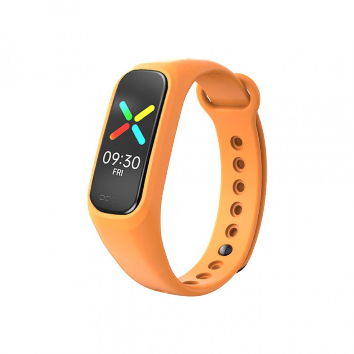 Other - Bracelet en silicone Ajustable souple orange pour votre Oppo Band Style/EVA Limited Edition - Accessoires bracelet connecté