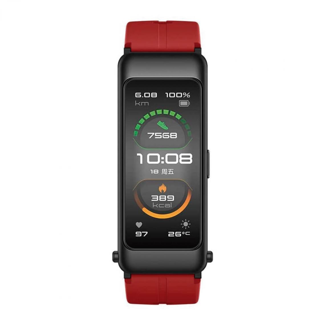 Huawei - Huawei Talkband B6 Sport Rouge (Coral Red) FDS-B19 - Bracelet connecté