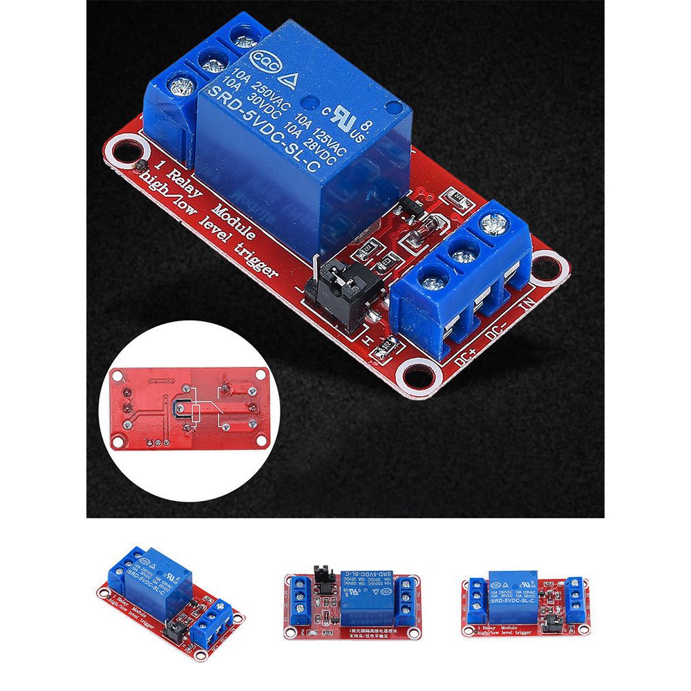 Generic - 1 canal 5V avec Module de relais photocoupleur pour Raspberry Pi ARM AVR DSP PIC - bleu - Accessoires de motorisation