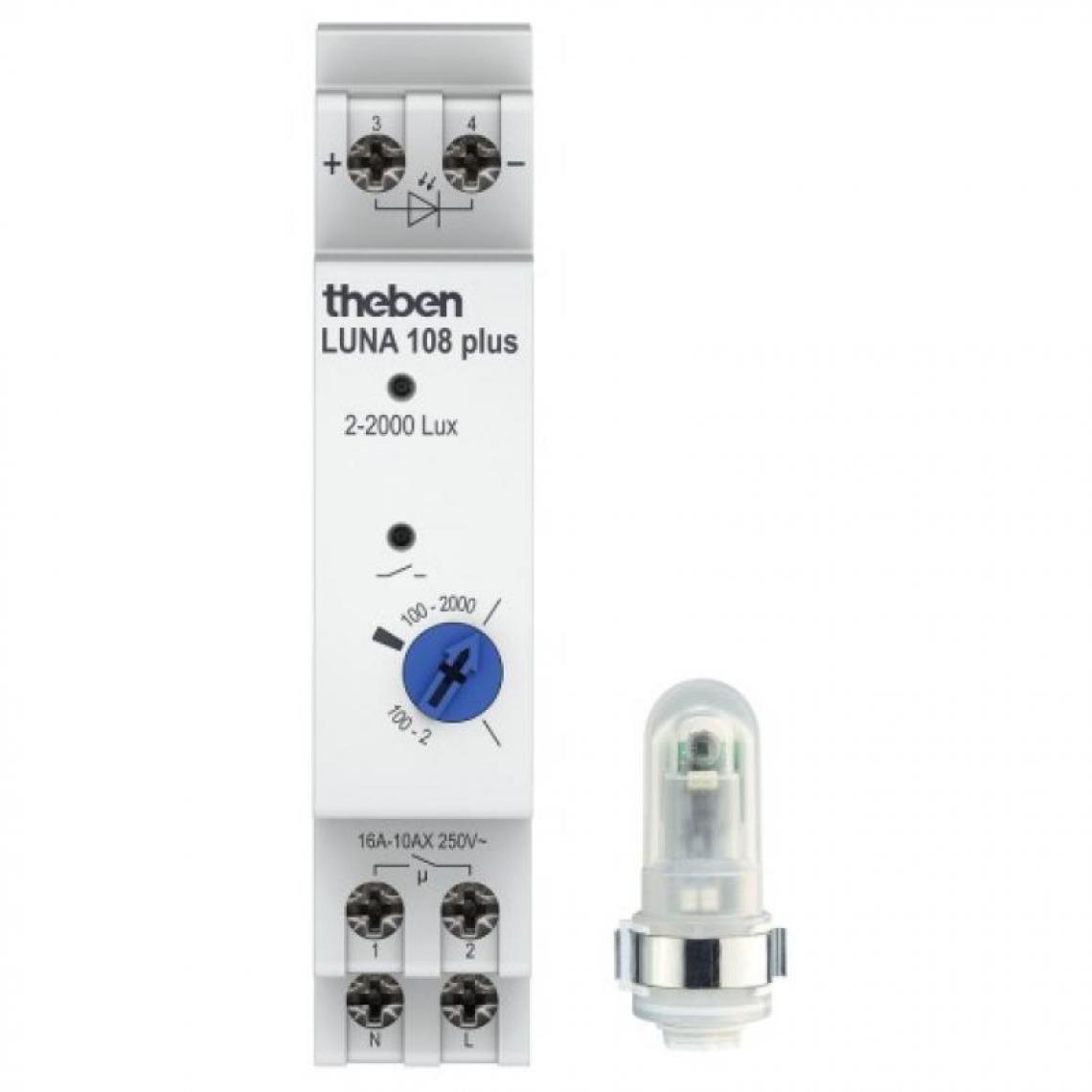 Theben - Interrupteur crépusculaire analogique LUNA 108 + - Accessoires de motorisation