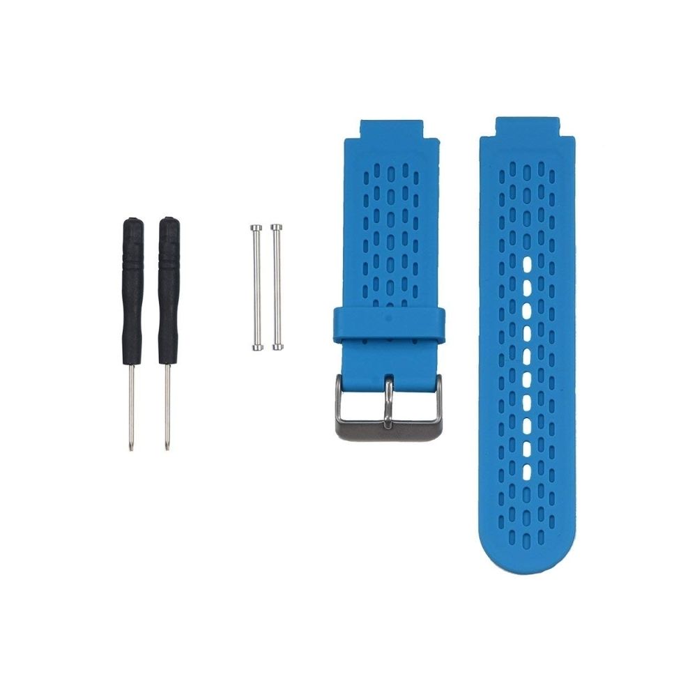 Wewoo - Bracelet pour montre connectée Dragonne Sport en silicone Garmin Approach S2 / S4 Bleu - Bracelet connecté