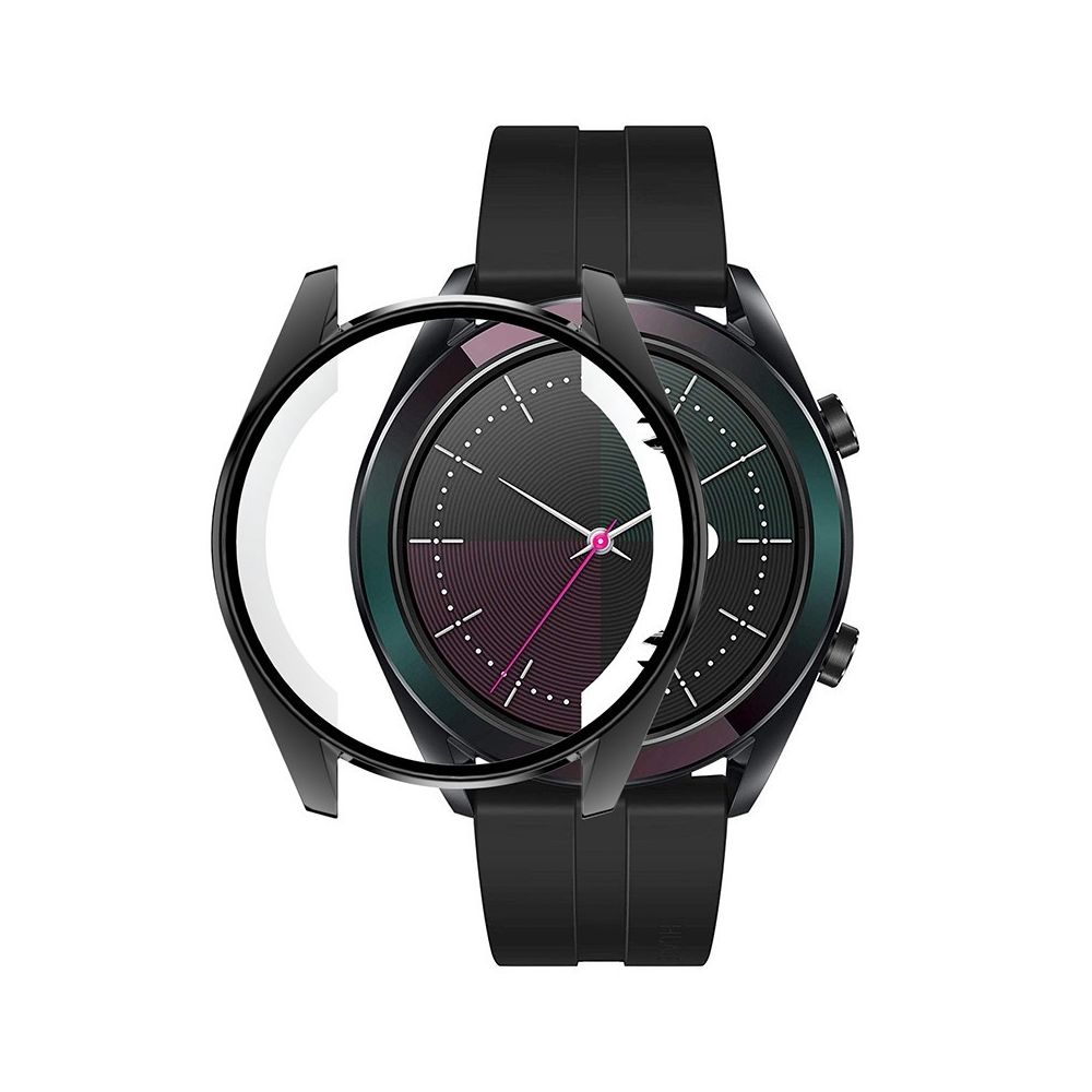Wewoo - Boîtier de montre Pour Huawei GT 42mm Elegant TPU Housse de protection Noir - Accessoires montres connectées