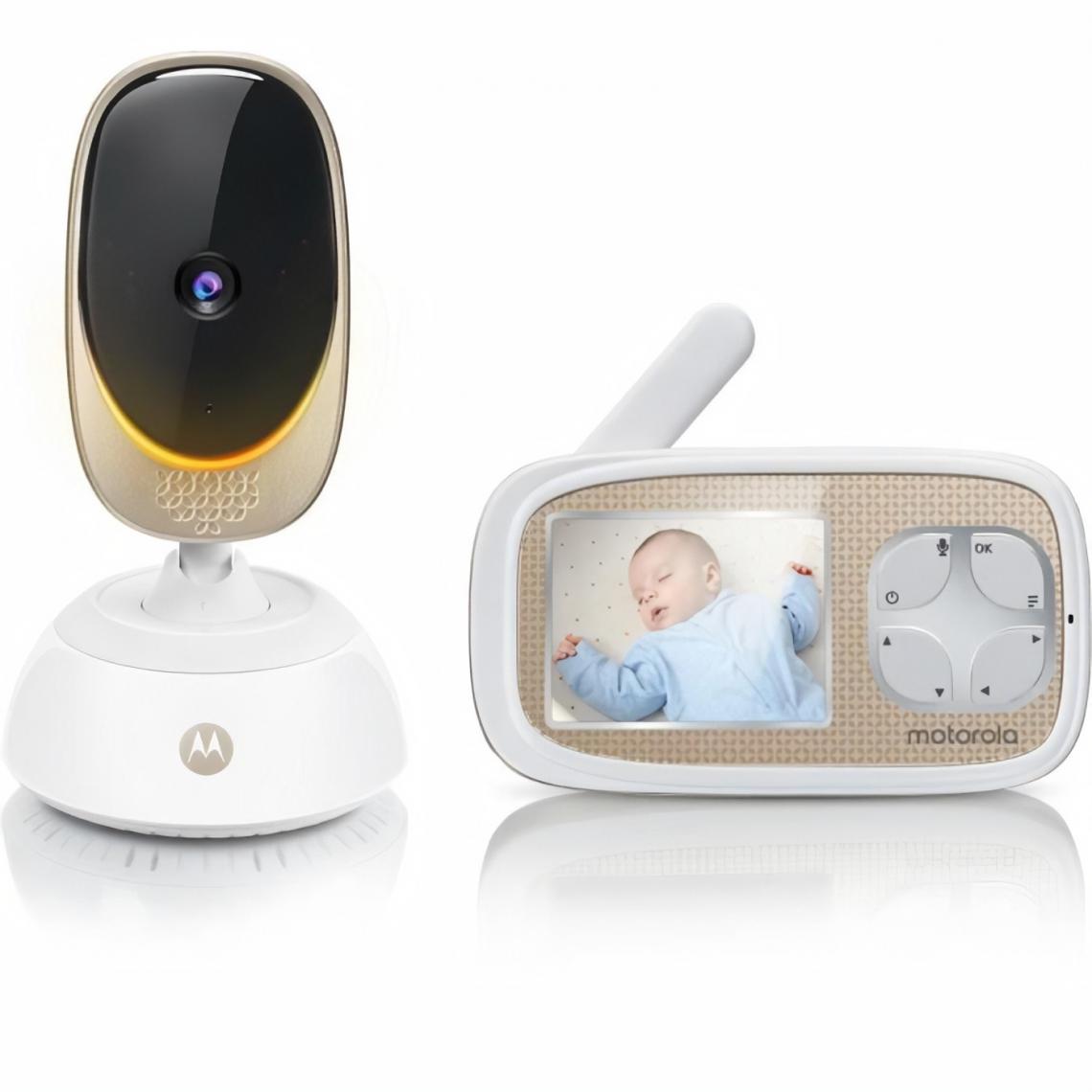 Motorola Baby - MOTOROLA BABY Comfort 45 connect 2 en 1 (wifi sur smartphone + ecran video 2,8) alerte mouvements - Babyphone connecté