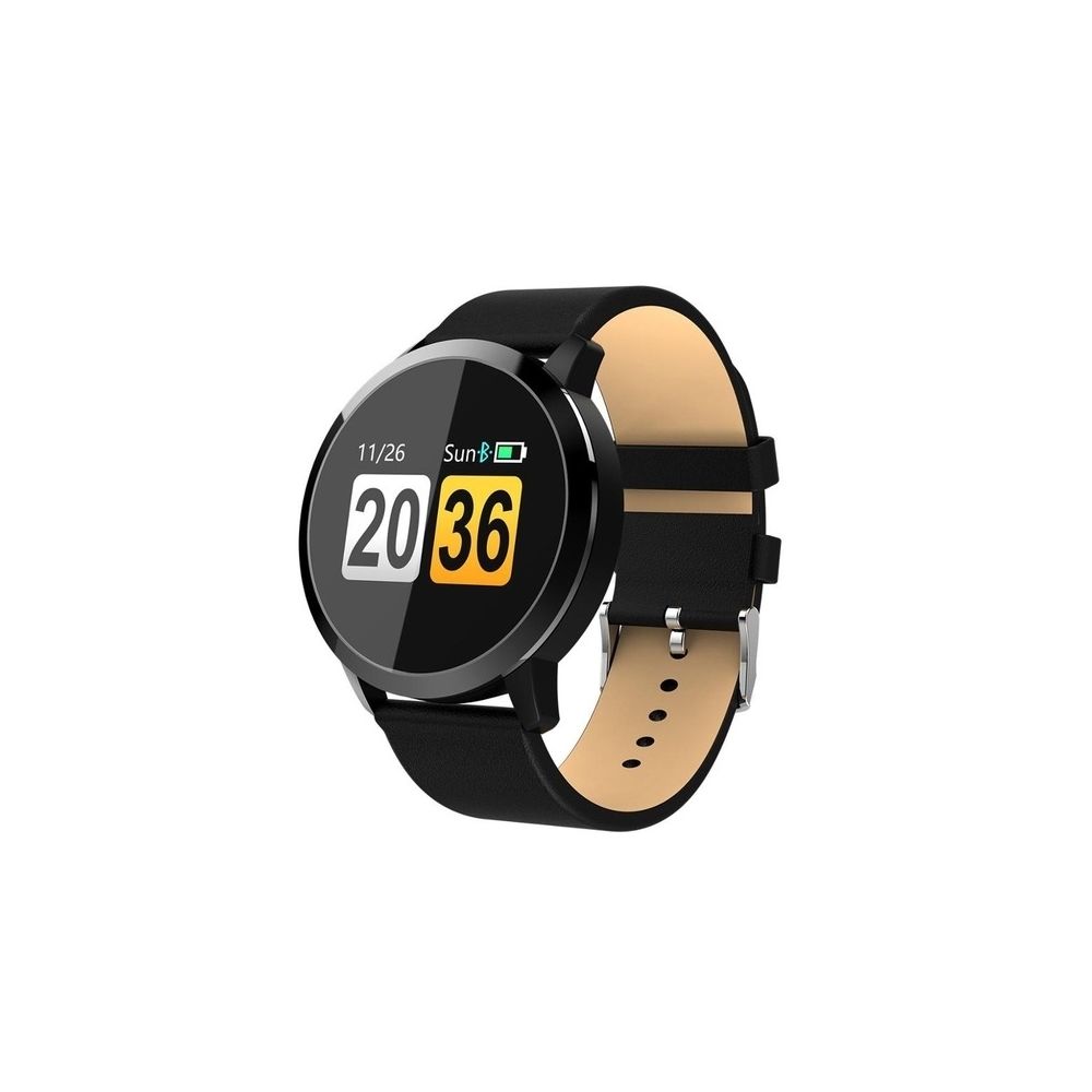 Wewoo - Montre connectée Smartwatch Écran couleur OLED, mode, intelligente IP67, moniteur de fréquence cardiaque / pression artérielle / oxygène la / fitness (noir) - Montre connectée