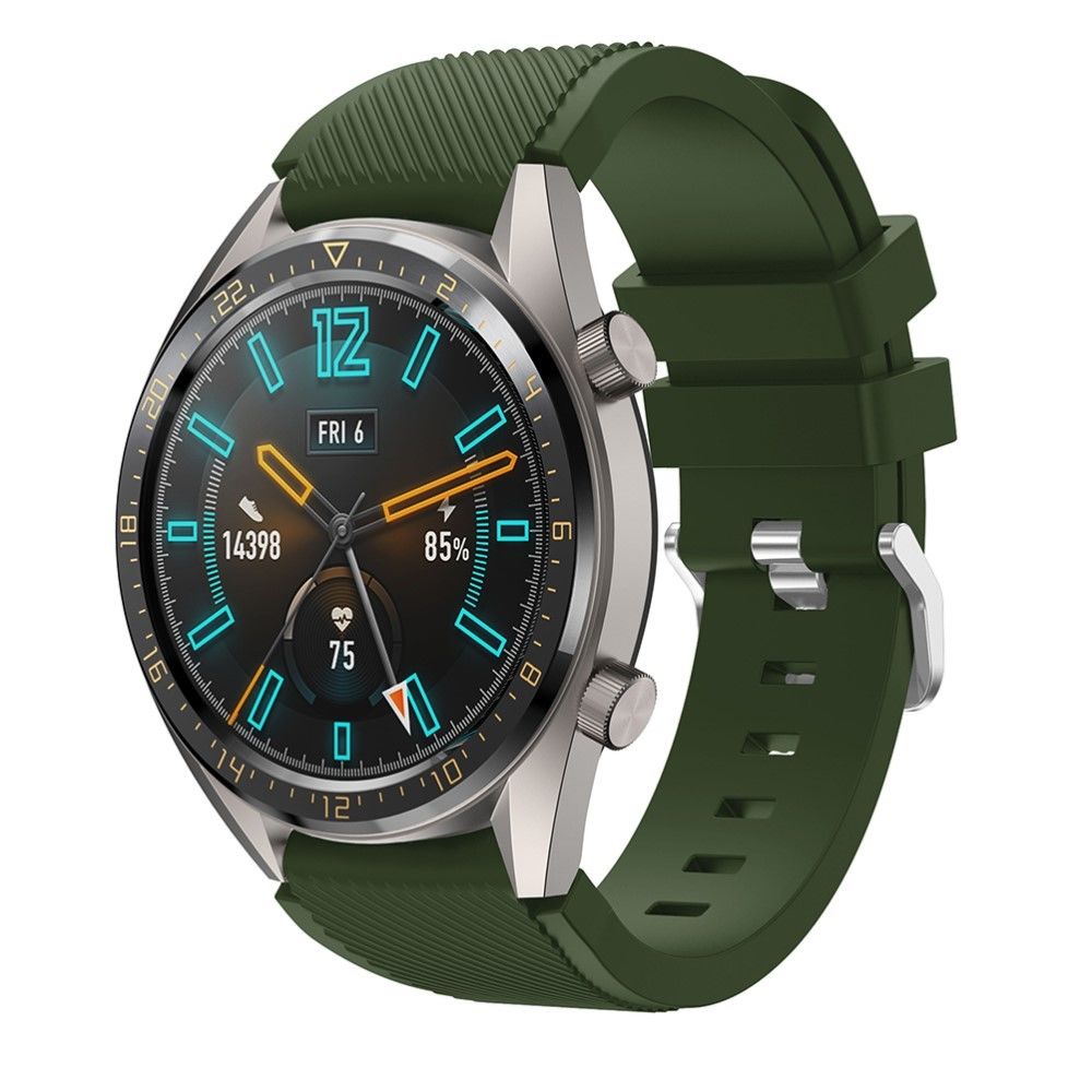 marque generique - Bracelet en silicone vert pour votre Huawei Watch GT - Accessoires bracelet connecté
