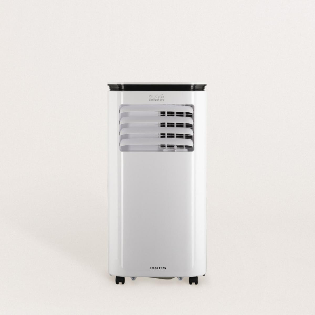 Ikohs - SILKAIR CONNECT PRO - Climatiseur mobile 4 en 1 avec pompe à chaleur - Ventilateur