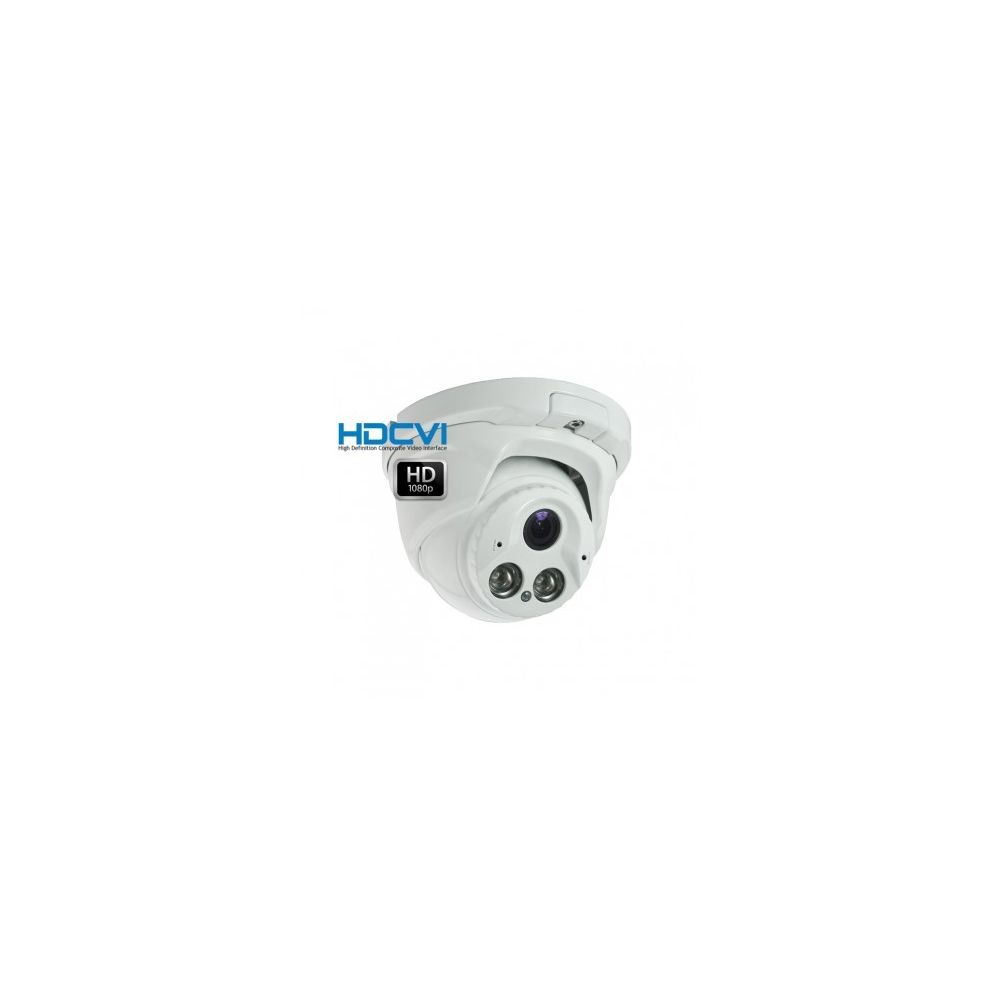 Dahua - Caméra dôme HDCVI 1080P, objectif 2.8 à 12mm infrarouge 40 mètres - Caméra de surveillance connectée